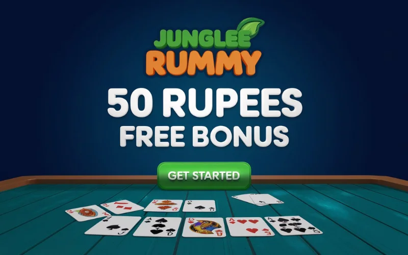 Junglee Rummy 50 Rupees Free Bonus